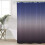 Purple Grey Gradient Shower Curtain 72x72 in Polyester 3