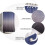 Purple Grey Gradient Shower Curtain 72x72 in Polyester 4
