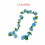 Artificial Sakura Vine Garland 2.3m 45 Flowers 2