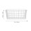 Wire Freezer Storage Basket – 28 x 21 x 12 cm, White 3