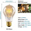 A19 Edison Bulbs Amber Warm Glow Dimmable E26 6 Pack 2