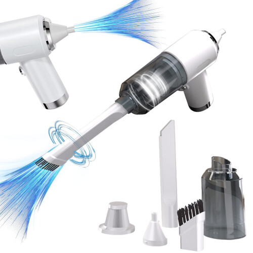 Handheld Vacuum Cordless Rechargeable with LED and USB 2