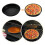 Linjieee large nonstick round griddle pan 12 inch 4
