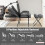 Linen Accent Chair with Ottoman and Adjustable Backrest 5