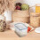 Clear Airtight Plastic Storage Jars Set – 5 Sizes 4