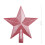 2-Piece Pink Glitter Star Tree Topper, 15 cm 3