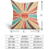 Conjunto de 2 capas de almofada Boho Sun, 50x50cm (20x20 polegadas). 5