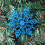 Gold Snowflake Ornaments Plastic Glitter 6 Pack 4