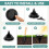 6 Pack Solar LED Ground Lights Stainless Steel 4