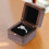 Wood Ring Storage Box with Cushioned Interior 4