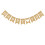 Linen Happy 70th Birthday Banner 4