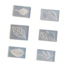 Blatt-Silikon-Gießform-Set aus lebensmittelechtem Silikon,