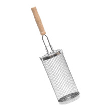 Panier Ă cage de gril rotatif innovant en acier inoxydable,-L