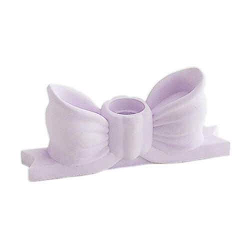 Candy Colour Bow Candle Holder – Gypsum Candlestick, 1