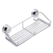 Stainless Steel Shower Shelf with Rotating Suction Cup