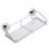 Stainless Steel Shower Shelf with Rotating Suction Cup 1