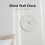 12 inch Slim Silent Wall Clock Ivory 1