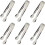 6 Mini-Servierzangen aus Edelstahl, 11 cm 1