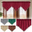 Blackout Short Curtains & Valance Set – Polyester, 1