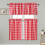 Buffalo Plaid Kitchen Curtains Set – Semi-Sheer Tier & 1