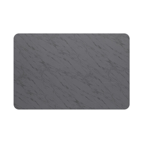 Dish Drying Mat 12 x 16 in Black Diatomite Kitchen Mat