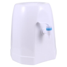 Distributore d'acqua portatile in plastica bianca per uso domestico