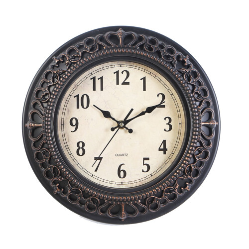 12-inch Vintage Bronze Wall Clock