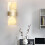 Acrylic Wall Light Gold 27x10cm Warm LED Sconce 1