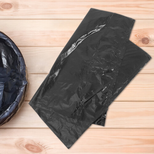 Μαύρες σακούλες απορριμμάτων HDPE 60x50cm 50 τεμάχια