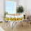 Sunflower Round Tablecloth 60 Inch Polyester 5