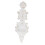Iron Wall-Mounted Tealight Holder, White, 1 Piece 5