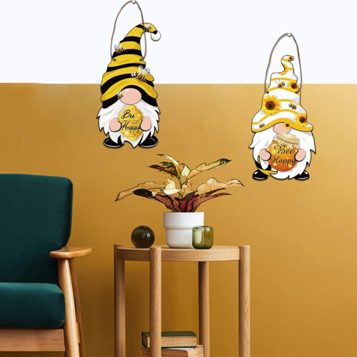 2Bee Gnome Træskilte – Bondegårdsvægplakette, 2
