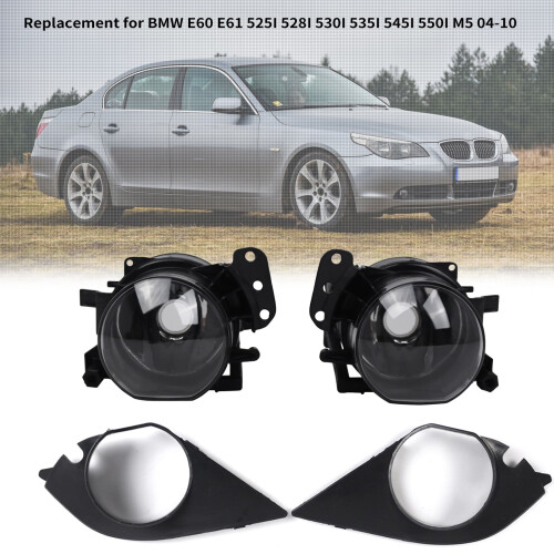 Kit phares antibrouillard et cache pour BMW E60/E61 (2004–2010) 2