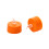 Orange LED Tea Lights Halloween Decoration 12 Pack 4
