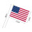 Amerikaanse handvlaggen 14x21cm Pak van 10 3