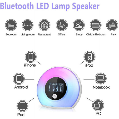 Wecklicht, Bluetooth-Lautsprecher, Wecker 2