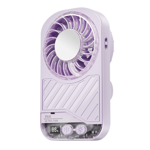 Mini-Handventilator mit 199 einstellbarer Geschwindigkeit,-Lila