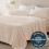 Microfiber Cooling Sheet Set Full 4-Piece Beige 2