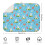 Blue Pattern Dish Drying Mat 18"x24" 2 Pack 2