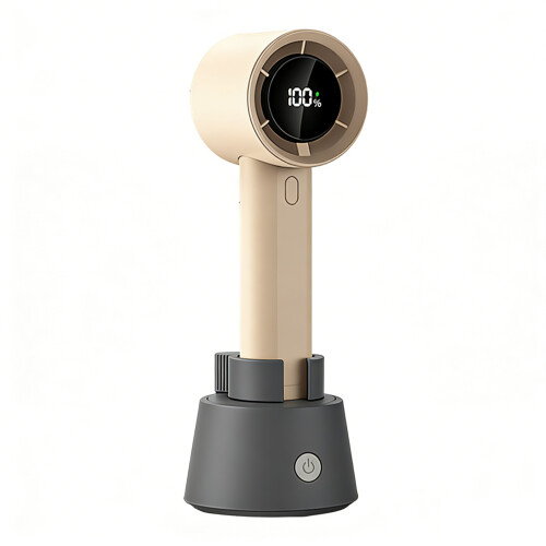 Mini-Einzelventilator mit 90-Grad-Einstellung und 1800 mAh-Grau