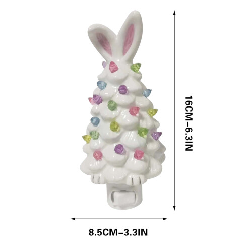 Easter Tree Statue Resin Desktop Decor 5.9 Inches 2
