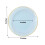 Round Plastic Salad Plates with Gold Rim - 10 Pack 5