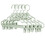 Foldable Non-Slip Clothes Hanger with Clips – 16 x 8 in 2
