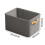 Non-Woven Fabric Storage Basket – Foldable with Handles 3