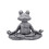 Meditating Frog Statue Resin Decor 1pc 2