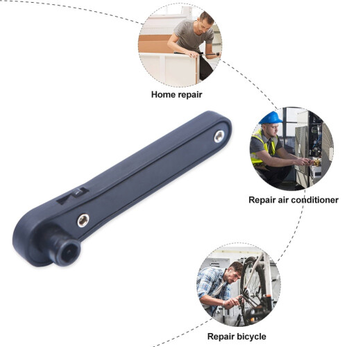 Mini Ratchet Wrench 1/4" Hex Socket Spanner 1