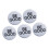 Multi Size ABS Plastic Badges 5PCS Corsage Brooch For DIY-large 1