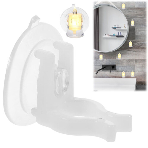 6-Piece Window Candle Holders with Suction Cups 2