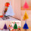 Desktop Christmas Tree PVC Multicolor Ornament 60CM 3