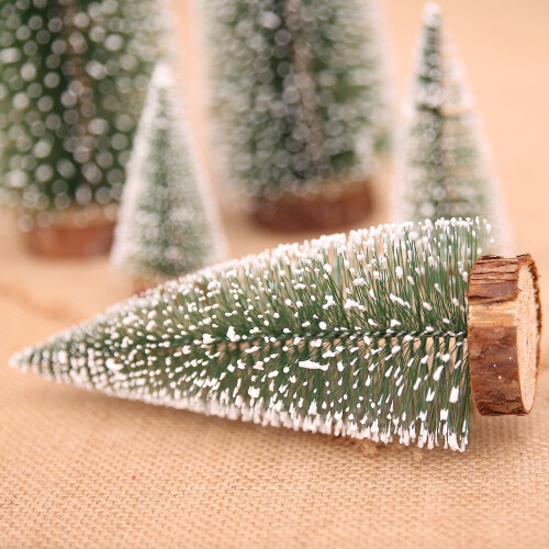 Mini Evergreen Artificial Christmas Tree Desk Decor 2
